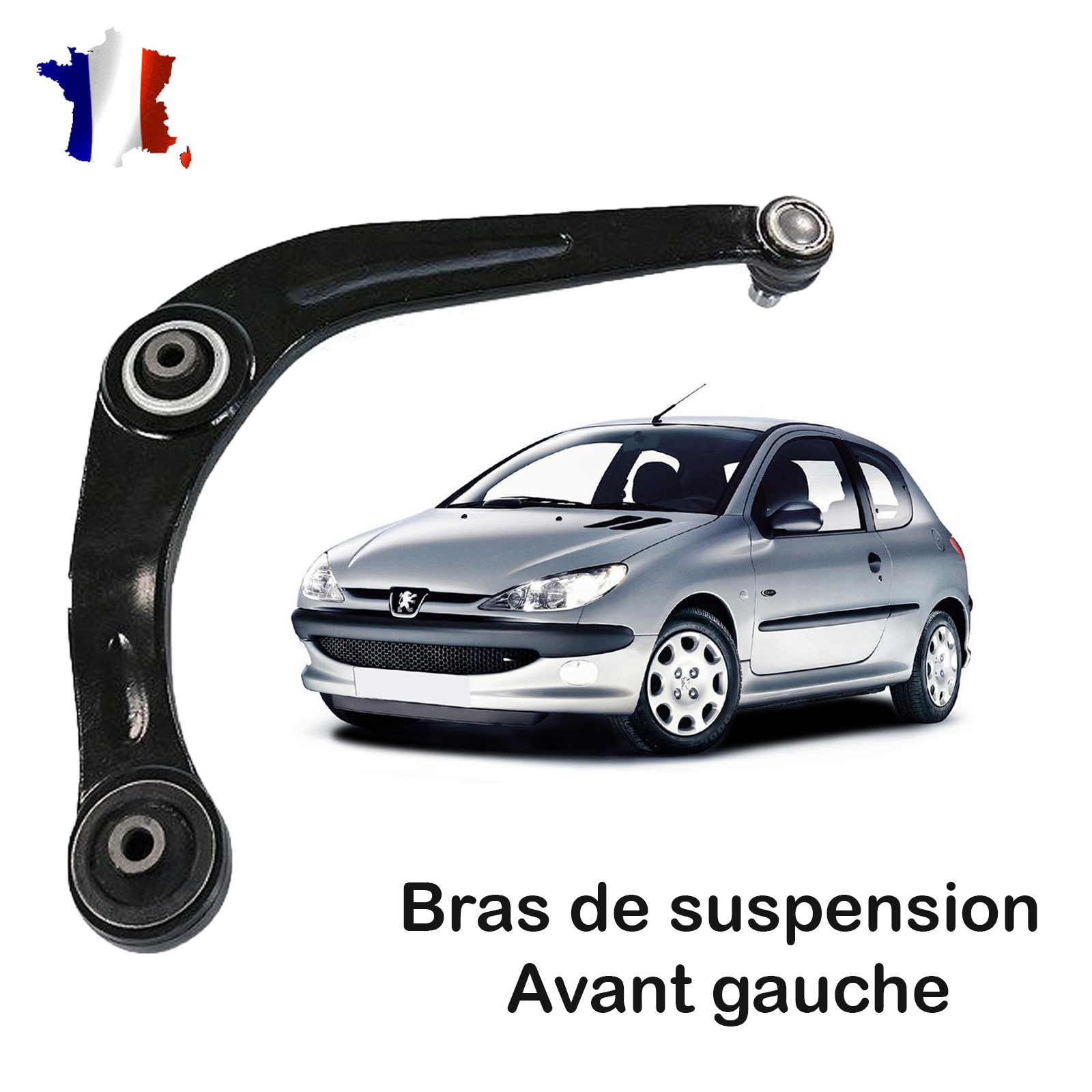 Triangle bras de suspension avant droit Ocap 0380487 pour peugeot 206, buy  it just for 16.5 on our shop DGJAUTO